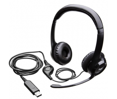 Logitech H390 Mikrofonlu Kulaklık Siyah 981-000406