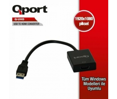 Qport Q-UHD USB 3.0 To Hdmi Çevirici