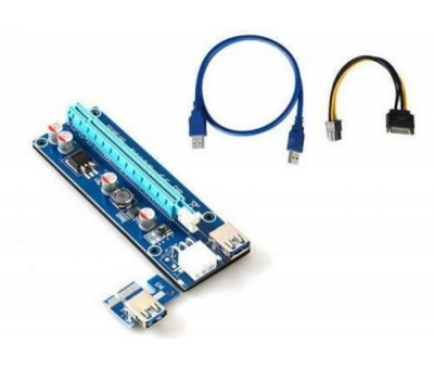 S-link SL-EX10 PCI-E 1x to 16x 6pin Riser Kart